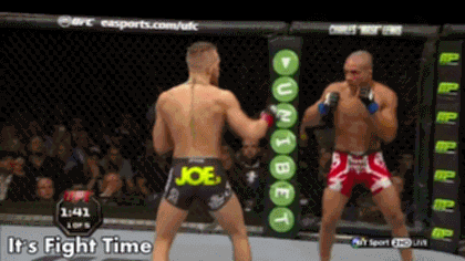 Conor McGregor vs Diego Brandão ноги